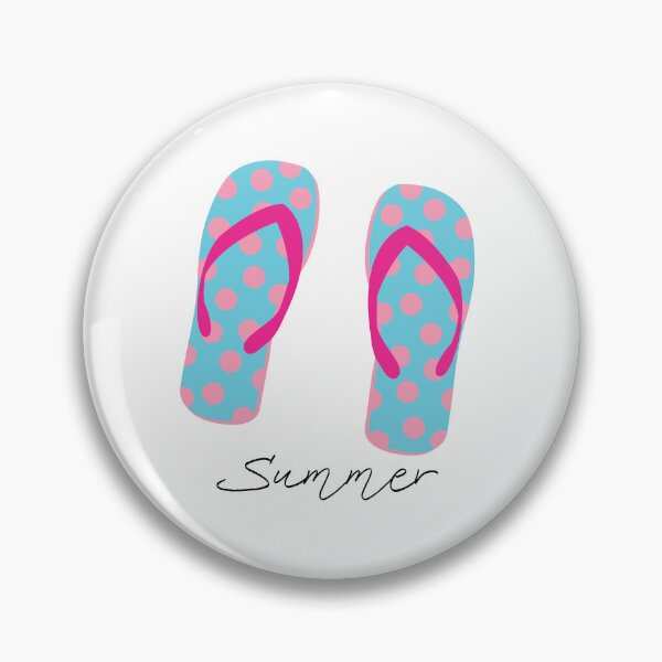 Item preview, Flip flops with dots - AA0064B designed and sold by LionsHut.