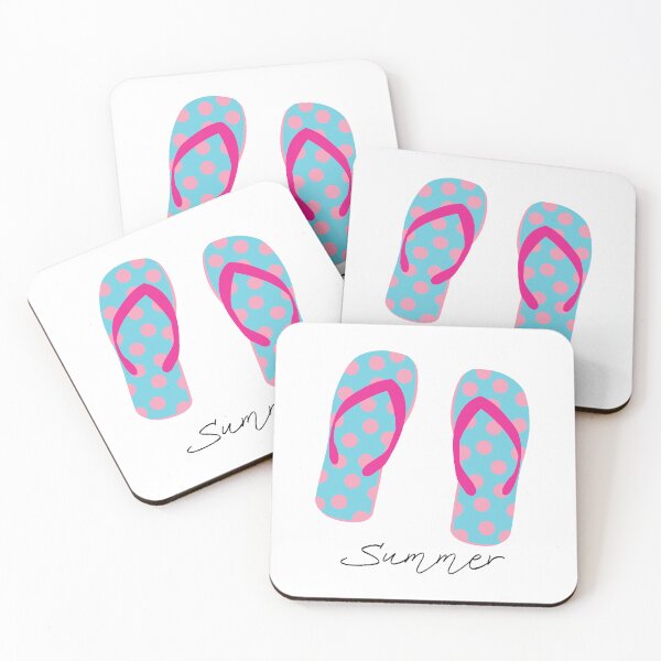 Item preview, Flip flops with dots - AA0064B designed and sold by LionsHut.