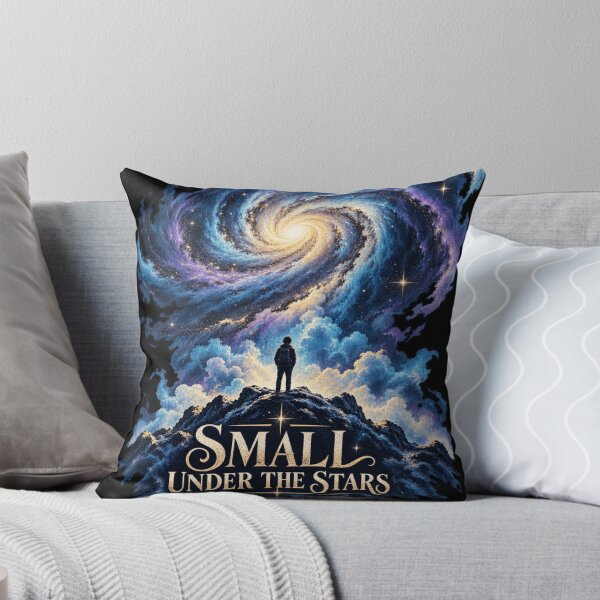 Item preview, Small Under the Stars Cosmic Space Art - Spiral Galaxy & Traveler Design    designed and sold by AstroPal28.