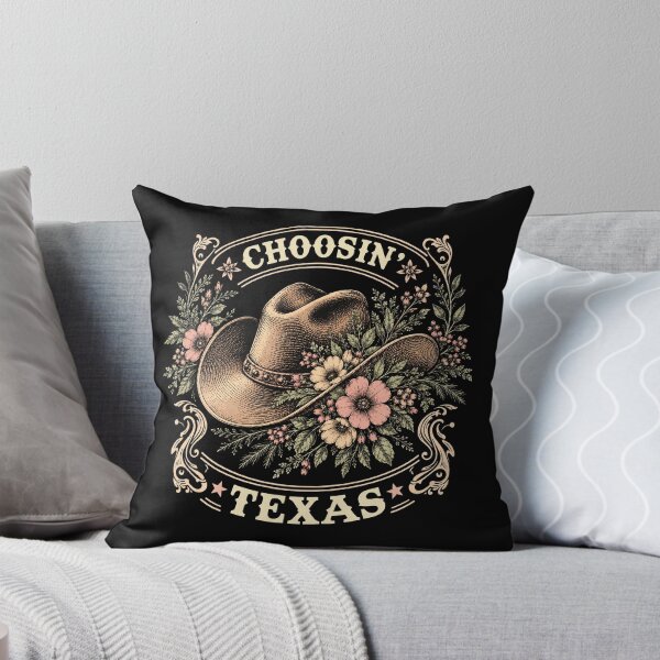 Item preview, Choosin' Texas Cowboy Hat Floral Vintage  designed and sold by dexlawpie.