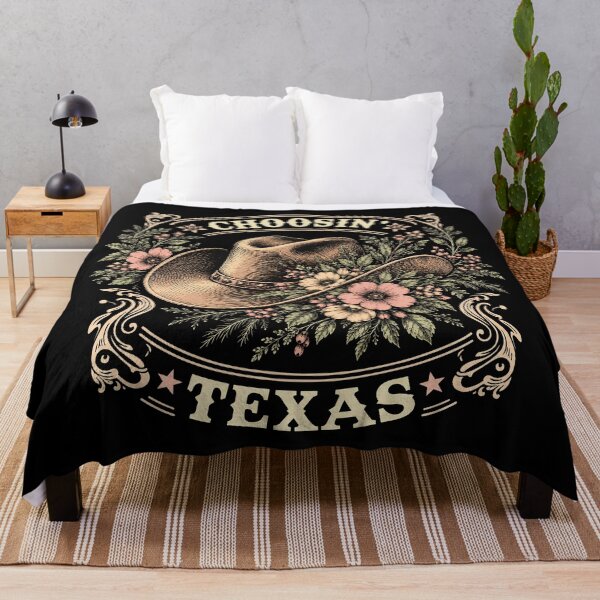 Item preview, Choosin' Texas Cowboy Hat Floral Vintage designed and sold by dexlawpie.