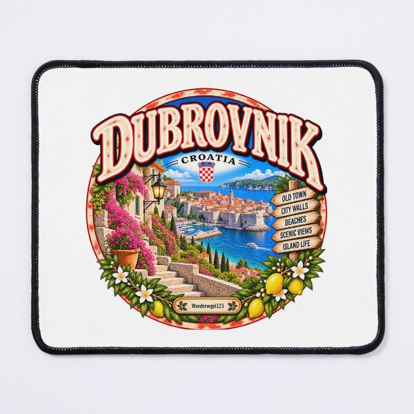 Item preview, Dubrovnik Croatia – Historic Old Town, City Walls & Adriatic Coast designed and sold by Wandervogel123.