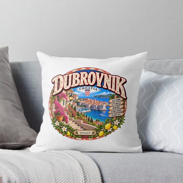 Item preview, Dubrovnik Croatia – Historic Old Town, City Walls & Adriatic Coast designed and sold by Wandervogel123.