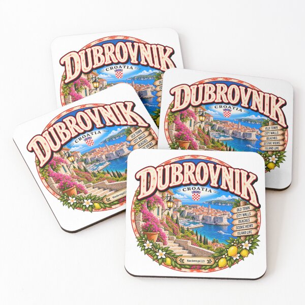 Item preview, Dubrovnik Croatia – Historic Old Town, City Walls & Adriatic Coast designed and sold by Wandervogel123.