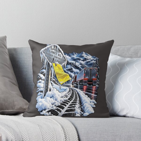 Item preview, Speed Limit Trucker & Snowy Mountain Pass designed and sold by NomadForge.