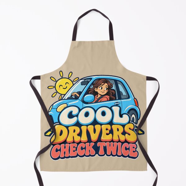 Item preview, Cool Drivers Check Twice — Teen Driver Safety Design designed and sold by VioVibe.