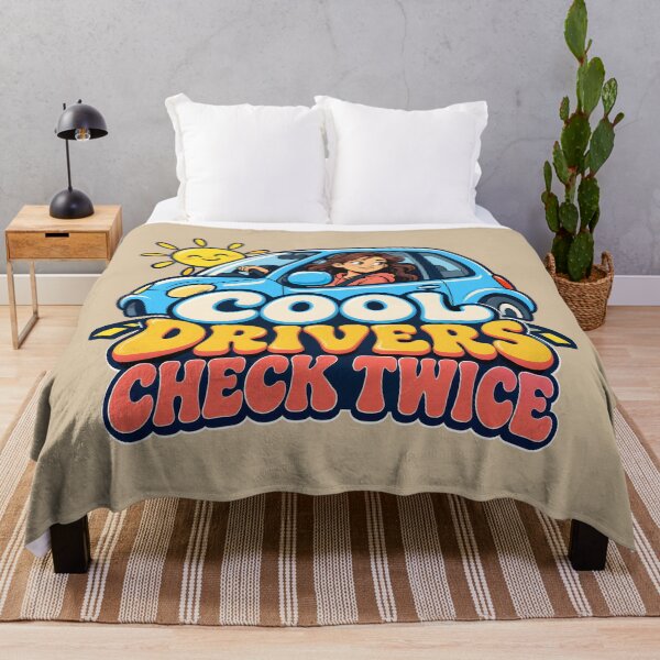 Item preview, Cool Drivers Check Twice — Teen Driver Safety Design designed and sold by VioVibe.