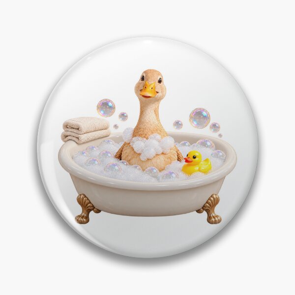 Item preview, Relaxing Runner Duck Bathtub designed and sold by Sillytoe.