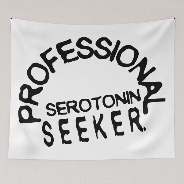 Aperçu de l'œuvre chercheur professionnel de sérotonine (noir) créée et vendue par SamClubwear.