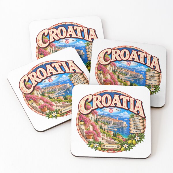 Item preview, Croatia – Adriatic Coast Historic Old Town & Mediterranean Flair designed and sold by Wandervogel123.
