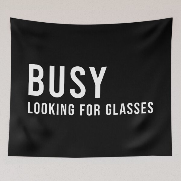Item preview, BUSY LOOKING FOR GLASSES, Unique designed and sold by villacreativa.