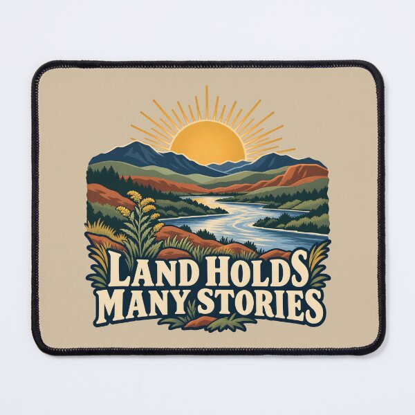 Item preview, Land Holds Many Stories — Indigenous Peoples’ Day Nature Design designed and sold by VioVibe.