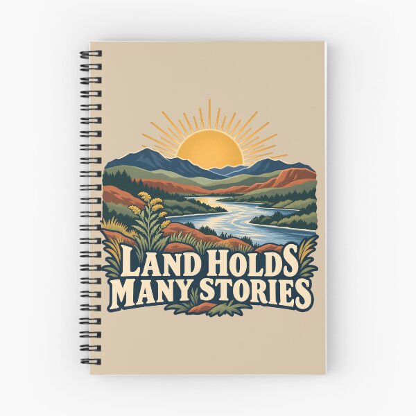 Item preview, Land Holds Many Stories — Indigenous Peoples’ Day Nature Design designed and sold by VioVibe.