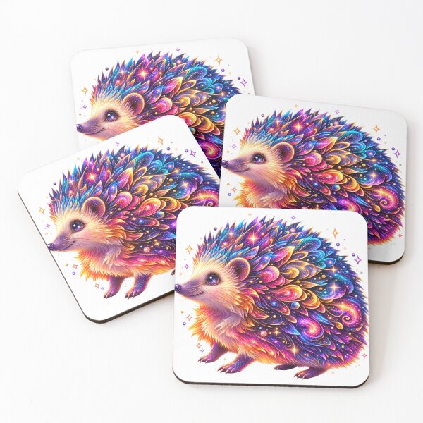 Item preview, Cosmic Rainbow Hedgehog designed and sold by Sillytoe.