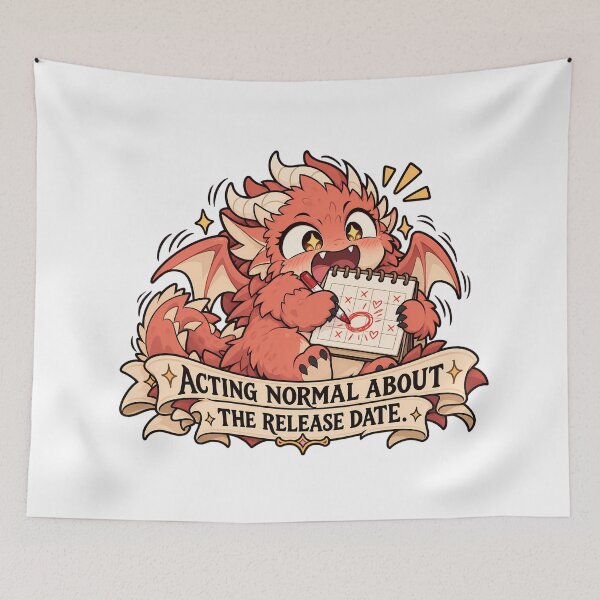 Item preview, Cute dragon illustration designed and sold by WhimsyPeachCo.