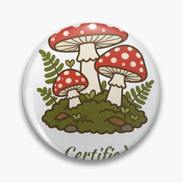 Item preview, Certified Mushroom Enthusiast – Cottagecore Toadstools designed and sold by PunktLE.