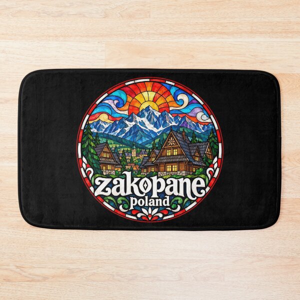 Item preview, Zakopane Poland Travel Stained Glass designed and sold by TomFrontierArt.