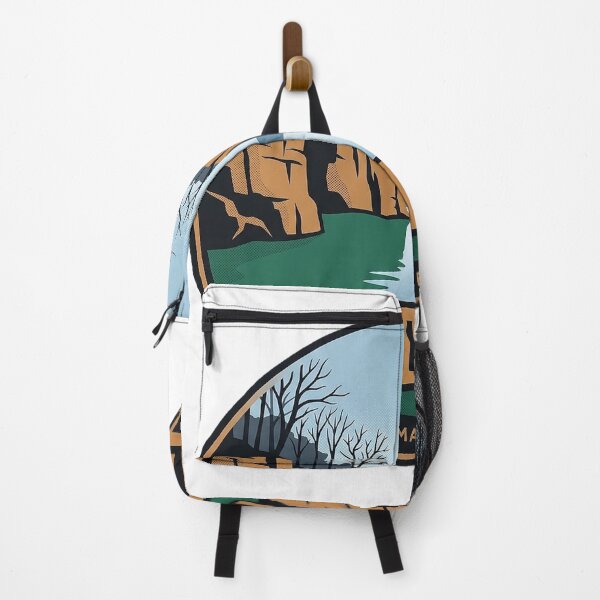Item preview, Smith Lake Alabama Winter Bluffs Vintage Badge Sticker designed and sold by DetourDgn.