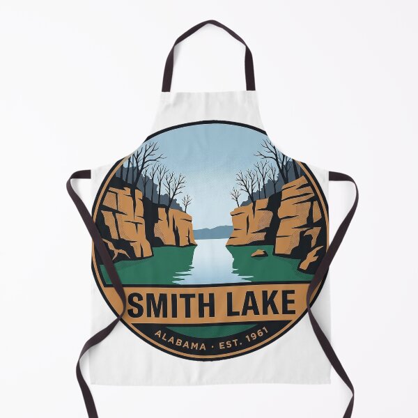 Item preview, Smith Lake Alabama Winter Bluffs Vintage Badge Sticker designed and sold by DetourDgn.