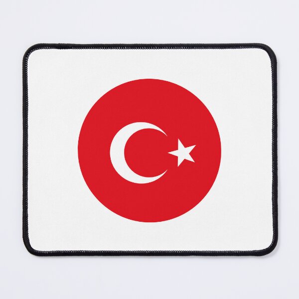 Item preview, Turkey Circle Flag TR designed and sold by shitpostee.