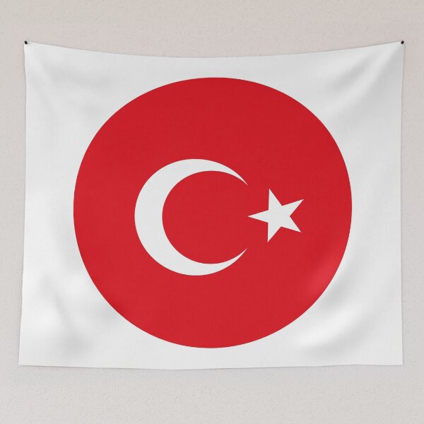 Item preview, Turkey Circle Flag TR designed and sold by shitpostee.