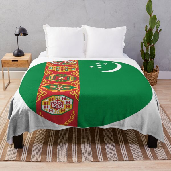 Item preview, Turkmenistan Circle Flag TM designed and sold by shitpostee.