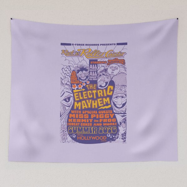 Item preview, Rock Roller Coaster Electric Mayhem Summer 2026 designed and sold by Doublettaedrawe.