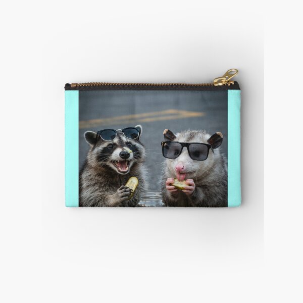 Item preview, Raccoon and Opossum Eat Pickles designed and sold by Tiny Rage Crea.