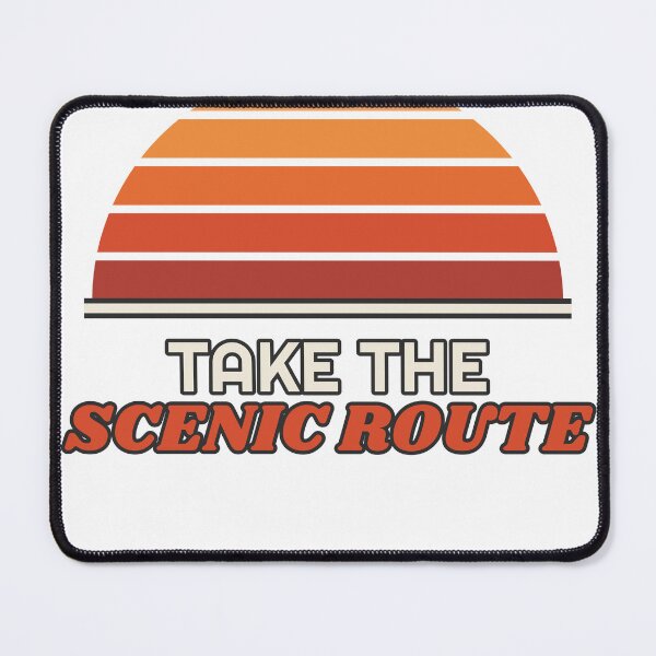 Item preview, Take the Scenic Route – Retro Sunset designed and sold by PunktLE.