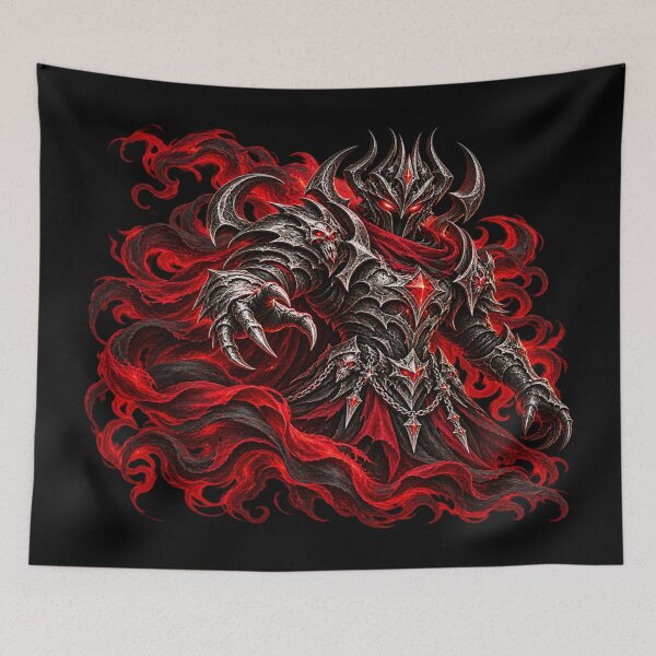 Item preview, Infernal Dreadknight – Crimson Flames of Darkness designed and sold by TroviTutto.