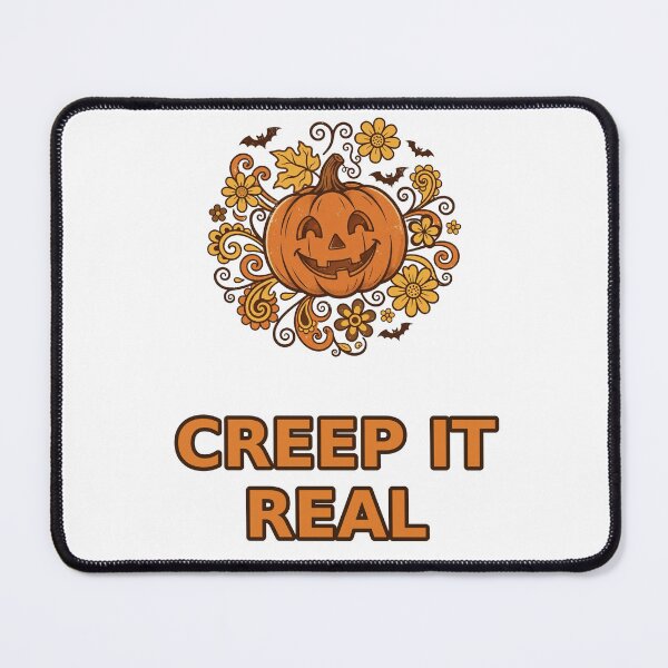 Item preview, Creep It Real Retro Groovy Pumpkin Halloween Shirt designed and sold by BoldcreationsM.