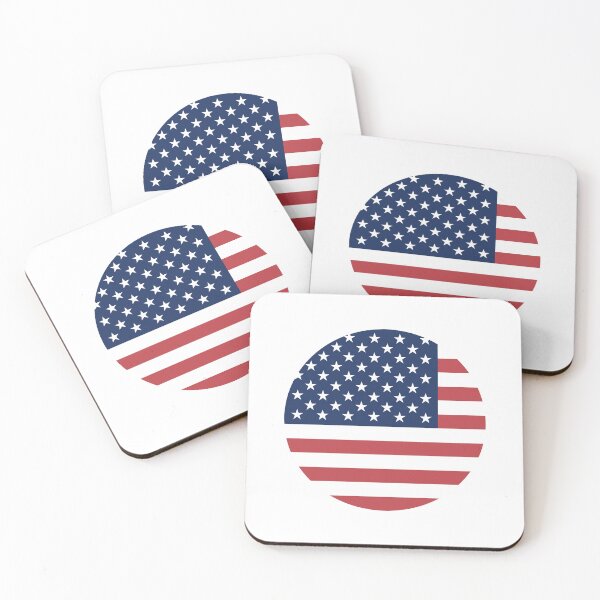 Item preview, USA Circle Flag US designed and sold by shitpostee.
