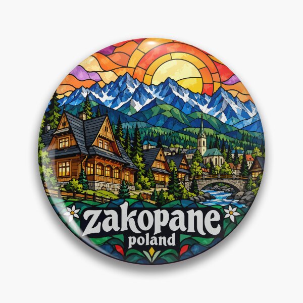 Item preview, Zakopane Poland Stained Glass designed and sold by TomFrontierArt.