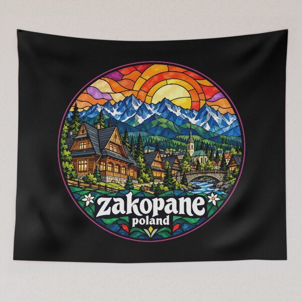 Item preview, Zakopane Poland Stained Glass designed and sold by TomFrontierArt.