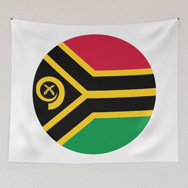 Item preview, Vanuatu Circle Flag VU designed and sold by shitpostee.