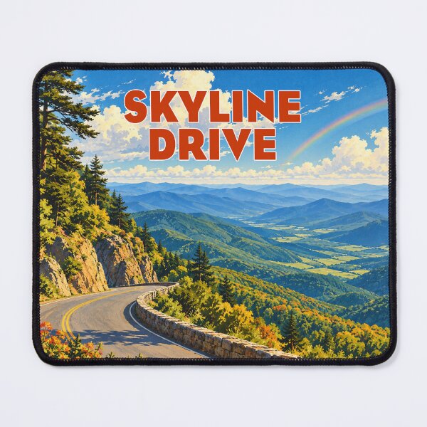 Item preview, Skyline Drive Shenandoah Virginia Rainbow designed and sold by Esskay Designs.