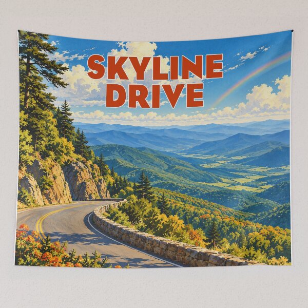 Artikelvorschau, Skyline Drive Shenandoah Virginia Rainbow entworfen und verkauft von Esskay Designs.