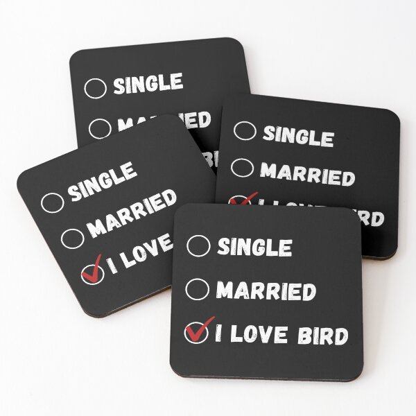 Item preview, Single Married I Love Bird, Bird Lover Shirt designed and sold by Sleepy Cat Design.