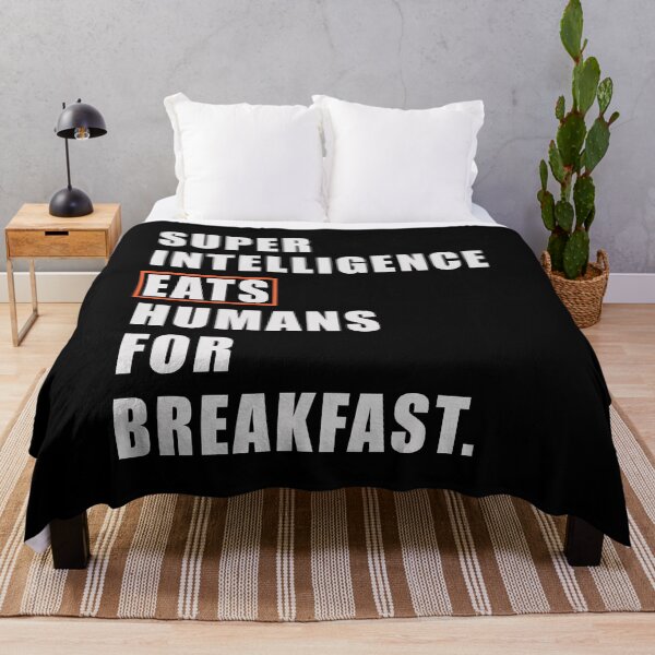 Item preview, Super Intelligence eats humans for breakfast designed and sold by bettercolors.