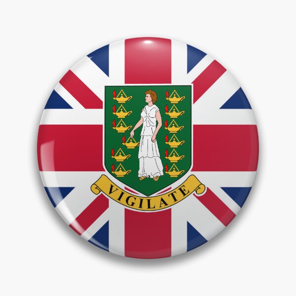 Item preview, British Virgin Islands Circle Flag VG designed and sold by shitpostee.