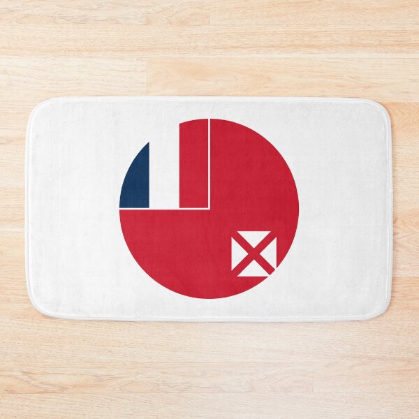 Item preview, Wallis And Futuna Circle Flag WF designed and sold by shitpostee.
