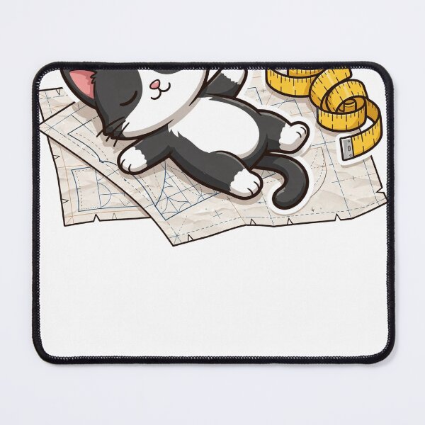 Item preview, Funny Sewing Cat Shirt — Quality Control Inspector designed and sold by TMS-Studio.