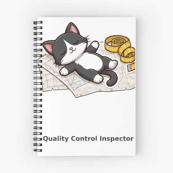 Item preview, Funny Sewing Cat Shirt — Quality Control Inspector designed and sold by TMS-Studio.