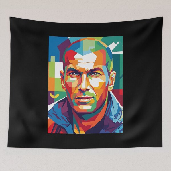 Item preview, Zinedine Zidane Pop Art designed and sold by Kindcorner.