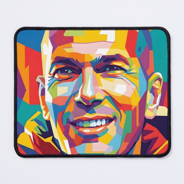 Item preview, Zinedine Zidane Pop Art designed and sold by Kindcorner.