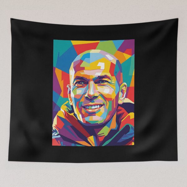 Item preview, Zinedine Zidane Pop Art designed and sold by Kindcorner.