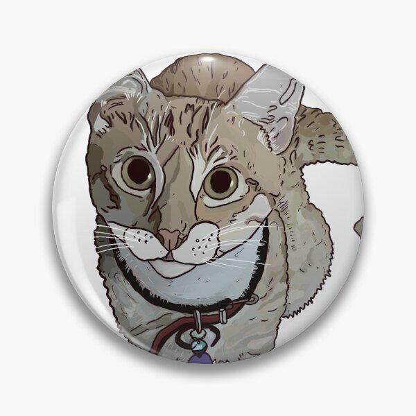 Item preview, Ginger cat on white background  designed and sold by Inisight.