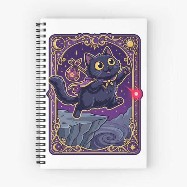 Item preview, Black Cat Tarot Fool designed and sold by YNAMREG.