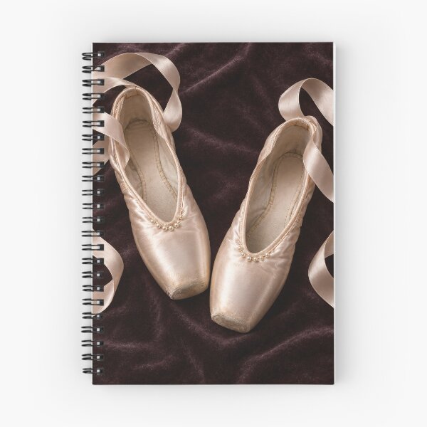 Item preview, Vintage Ballet Pointe Shoes with Satin Ribbons – Elegant Ballerina Art designed and sold by Kaleidoscope Print.