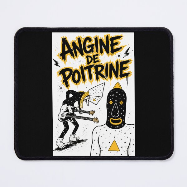 Item preview, Angine De Poitrine Bold Rock Poster Design designed and sold by Shane Ibarra.
